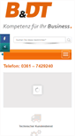 Mobile Screenshot of bdt-erfurt.de